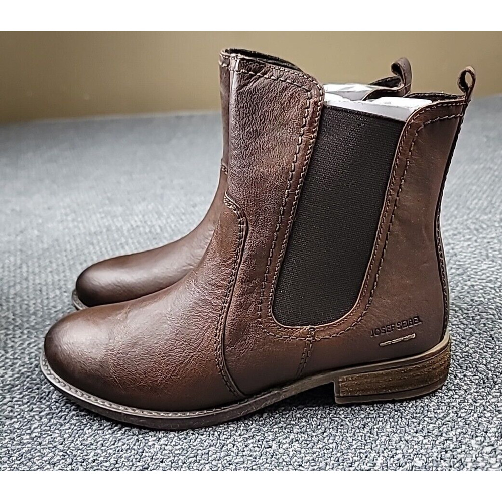 Josef Seibel Sienna 80 Boot Women's EU 38 US 7-7.5 German Chelsea Ankle Zip